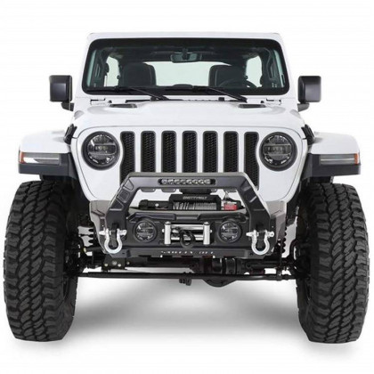 Front modular bumper center section with bull bar Smittybilt Stryker