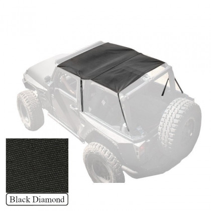 Soft top extended Black Diamond Smittybilt
