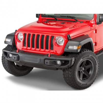 Front steel bumper with winch plate OFD