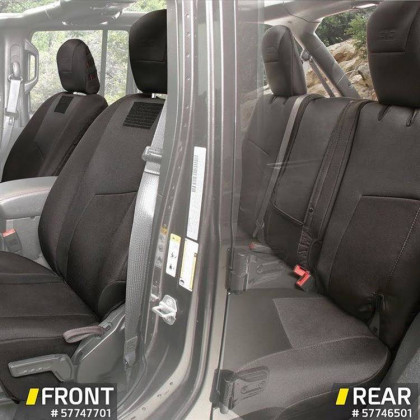 Front seat covers black Smittybilt Custom Fit G.E.A.R. GEN2