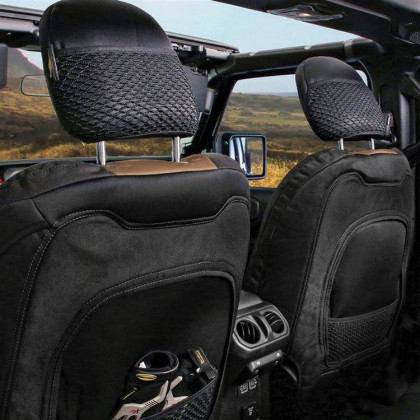 Neoprene seat cover set black/tan Smittybilt GEN2