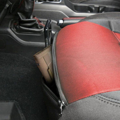 Neoprene seat cover set black/red Smittybilt GEN2