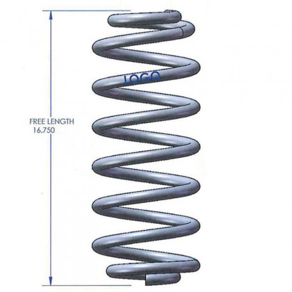 Rear coil springs Clayton Off Road Lift 4,5-5,5"