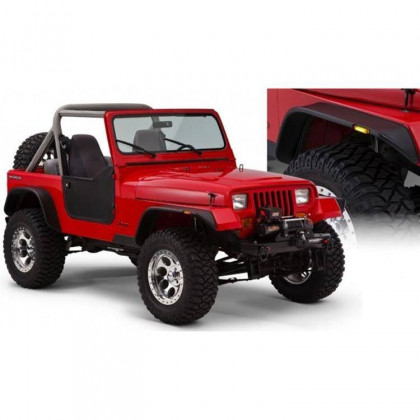 Front and rear fender flares Bushwacker Flat Style