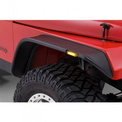 Front and rear fender flares Bushwacker Flat Style