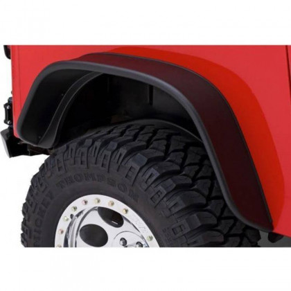 Front and rear fender flares Bushwacker Flat Style