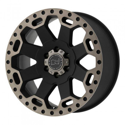 Alloy wheel Matte Black/Machined Dark Warlord Black Rhino