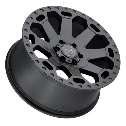 Alloy wheel Warlord Matte Gunmetal Black Rhino