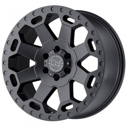 Alloy wheel Warlord Matte Gunmetal Black Rhino