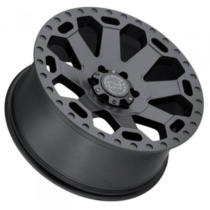 Alloy wheel Warlord Matte Gunmetal Black Rhino