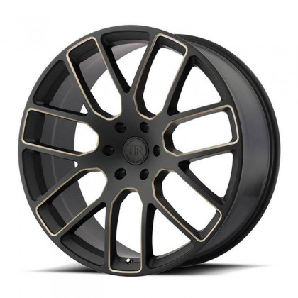 Alloy wheel Matte Black/Dark Tint Milled Kunene Black Rhino