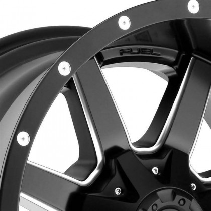 Alloy wheel D538 Maverick Matte Black Milled Fuel