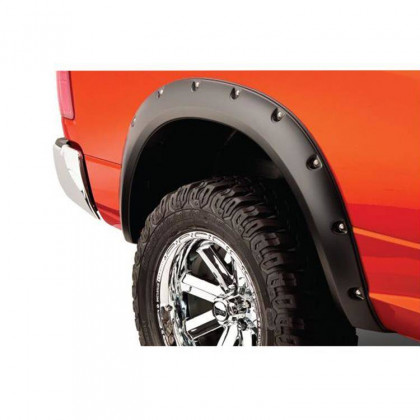 Front and rear fender flares Bushwacker Pocket Style Long Bed