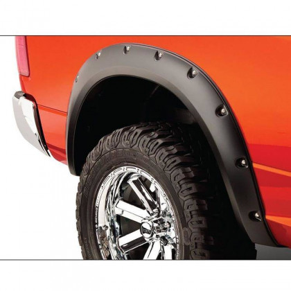 Front and rear fender flares Bushwacker Pocket Style Long Bed