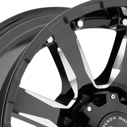 Alloy wheel Gloss Black Milled Sierra Black Rhino