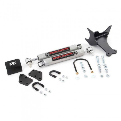 Dual steering stabilizer Rough Country N3 Premium Lift 2-8"