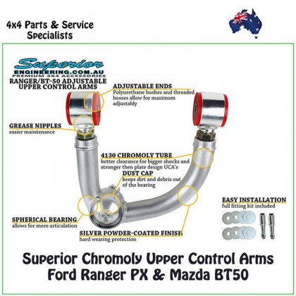 Upper adjustable control arms Superior Engineering