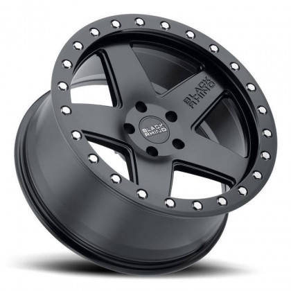 Alloy wheel Matte Black Crawler Beadlock Black Rhino