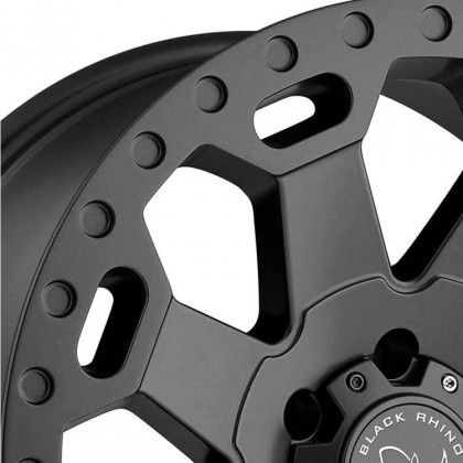 Alloy wheel Matte Gunmetal Warlord Black Rhino