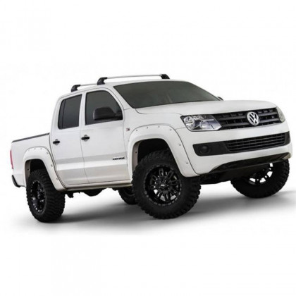 Front and rear fender flares flap 22cm Bushwacker Pocket Style