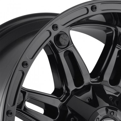 Alloy wheel D625 Hostage Gloss Black Fuel