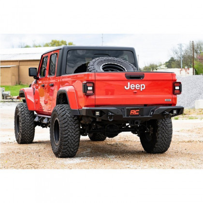 Rear steel bumper with LED lights Rough Country Rock Crawler