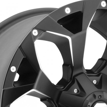 Alloy wheel D546 Assault Matte Black Fuel