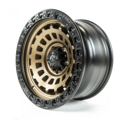 Alloy wheel D634 Zephyr Matte Bronze/Black Bead Ring Fuel