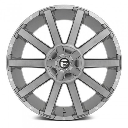 Alloy wheel D714 Contra Brushed Gun Metal/Tinted Clear Fuel