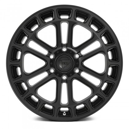 Alloy wheel D718 Heater Matte Black Fuel