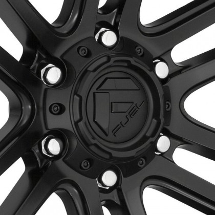 Alloy wheel D718 Heater Matte Black Fuel