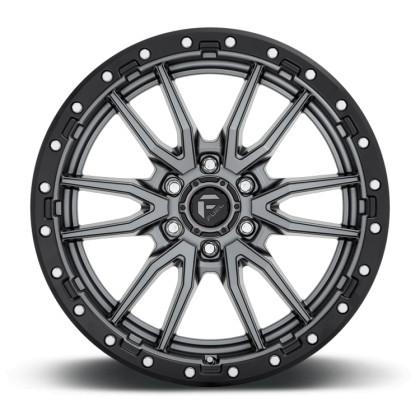 Alloy wheel D680 Rebel 6 Anthracite Center/Black Lip Fuel