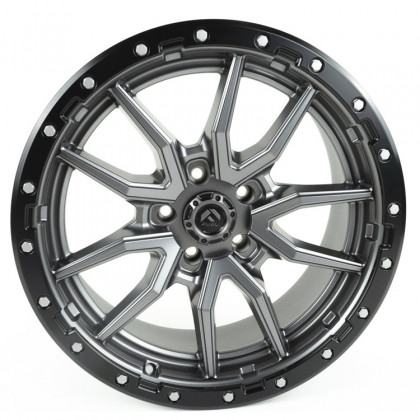 Alloy wheel D680 Rebel 5 Anthracite Gun Metal/Black Ring Fuel