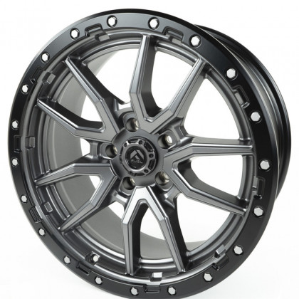 Alloy wheel D680 Rebel 5 Anthracite Gun Metal/Black Ring Fuel