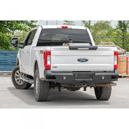 Rear steel bumper with LED lights Rough Country