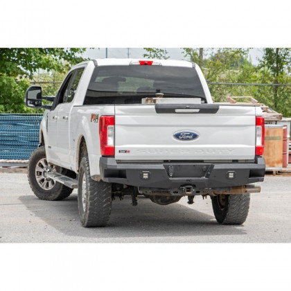 Rear steel bumper with LED lights Rough Country