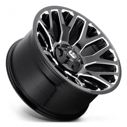 Alloy wheel D623 Warrior Gloss Black Milled Fuel