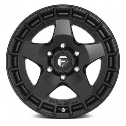 Alloy wheel D733 Warp Satin Black Fuel