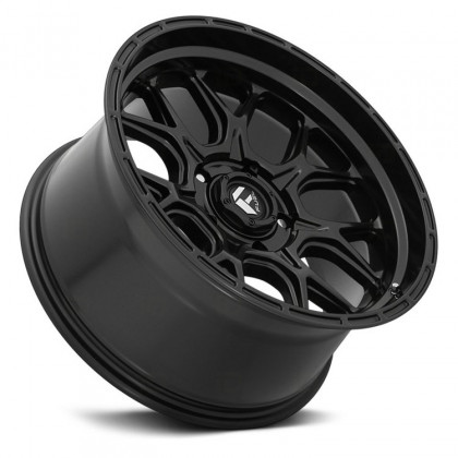 Alloy wheel D670 Tech Matte Black Fuel