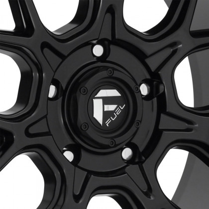 Alloy wheel D670 Tech Matte Black Fuel