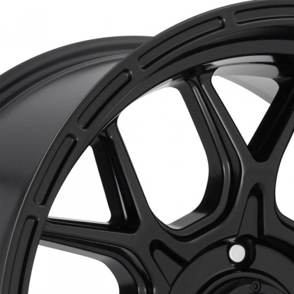 Alloy wheel D670 Tech Matte Black Fuel