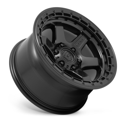 Alloy wheel D750 Block Matte Black/Black Ring Fuel