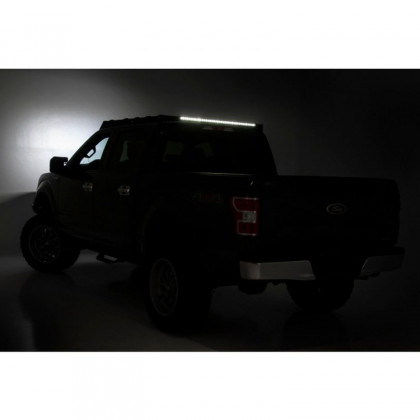 Roof rack system with front and rear LED light bar 40" Rough Country Crew Cab