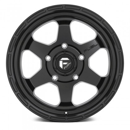 Alloy wheel D664 Shok Matte Black Fuel