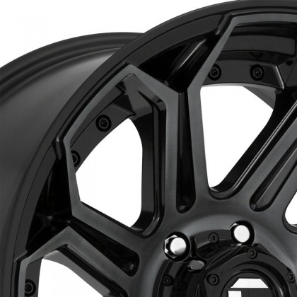 Alloy wheel D704 Siege Gloss Machined/Double Dark Tint Fuel