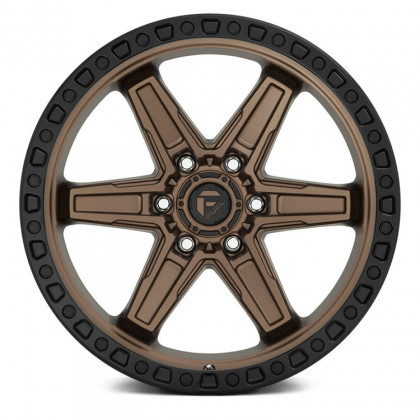 Alloy wheel D699 Kicker 6 Matte Bronze Black Bead Ring Fuel