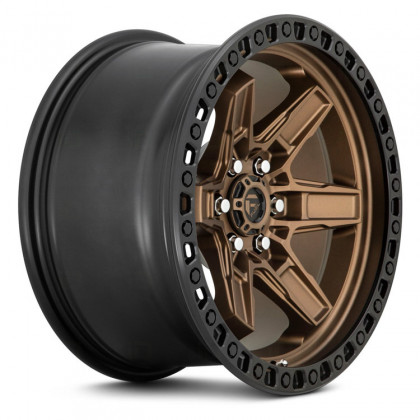 Alloy wheel D699 Kicker 6 Matte Bronze Black Bead Ring Fuel