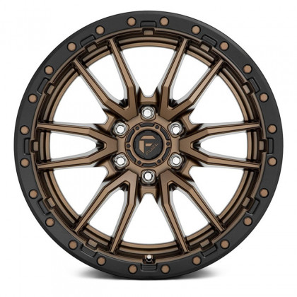 Alloy wheel D681 Rebel 6 Matte Bronze Black Bead Ring Fuel