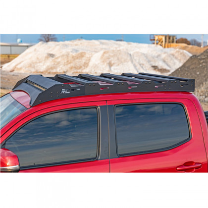 Roof rack with 40" LED light bar Rough Country