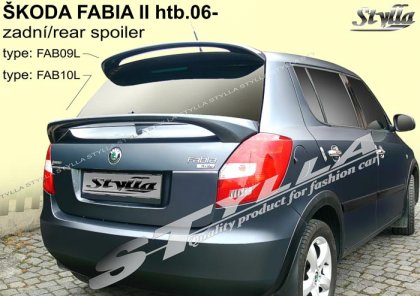 Spoiler zadní dveří spodní, křídlo Stylla Škoda Fabia II htb